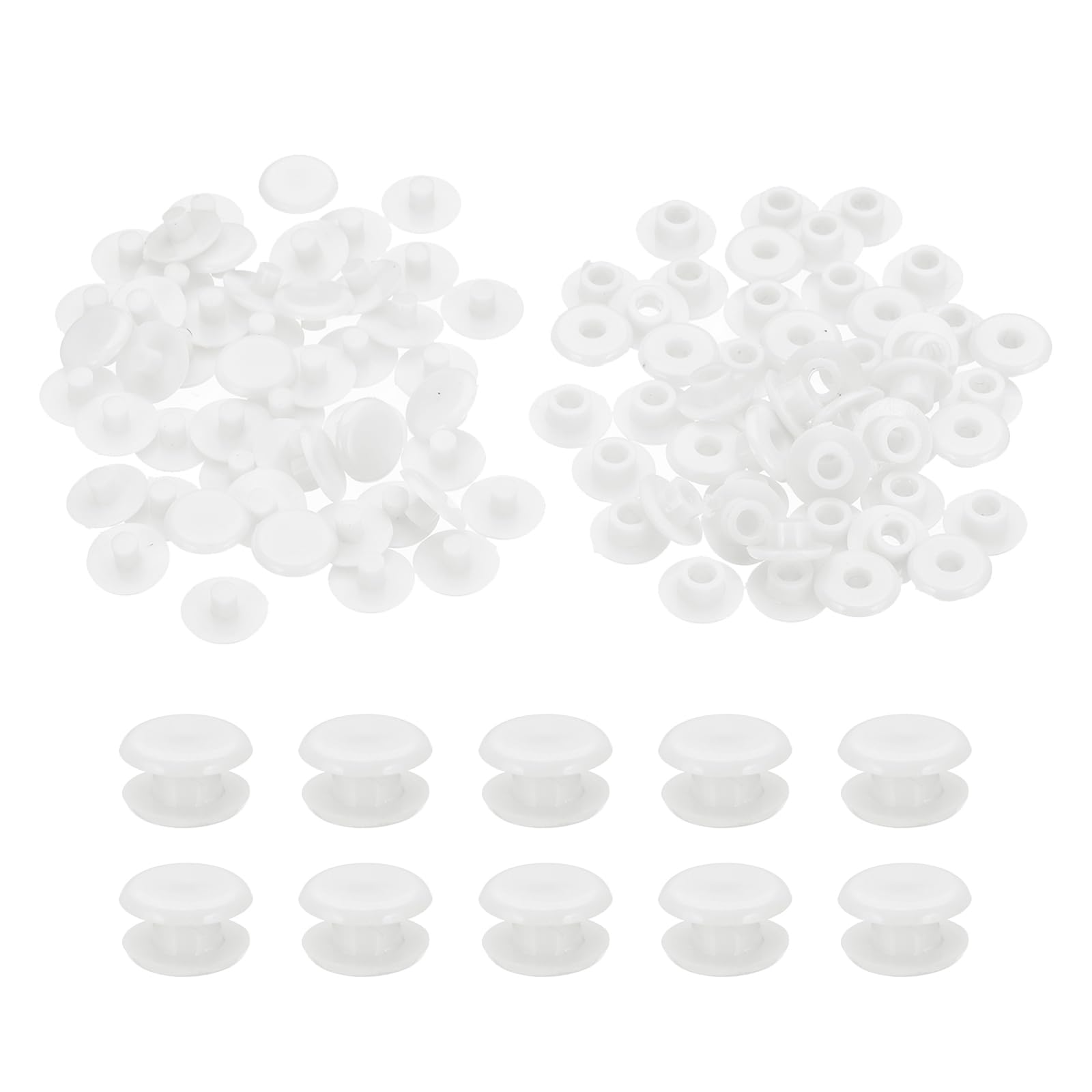 PATIKIL M5x3mm Plastic Binding Post