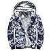 Produktbild Luckycat Herren Hoodie Camouflag Warme Fleece Zipper Sweater Jacke Outwear Mantel Tops Bluse Winterjacke Steppjacke Daunenjacke Parka Mäntel Jacken
