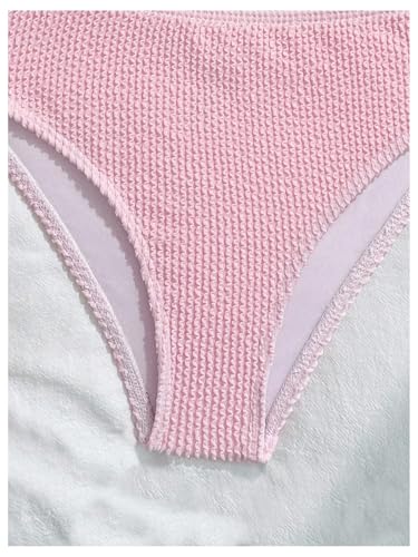 Image of RoseSeek Girl's 2 Piece Padded Bathing Suit Wireless Starfish Swimsuit Spaghetti Strap Vacation Beachwear Set