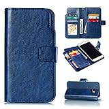 Modelfor compatible Samsung Galaxy S7 Funda de borde, duradero - lo interno TPU El caso es fuerte y no es removible, por lo que no tiene que preocuparse por haber caído, la caja de la billetera protege su teléfono inteligente.