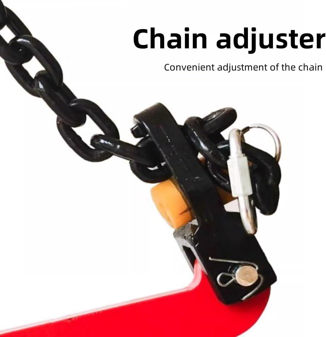 Lifting clamp Chain-type Stone Marble Kerb Plate Clamp, Used For Lifting Vehicles For Kerb Treatment At The Roadside. Fixing device(17 inches)