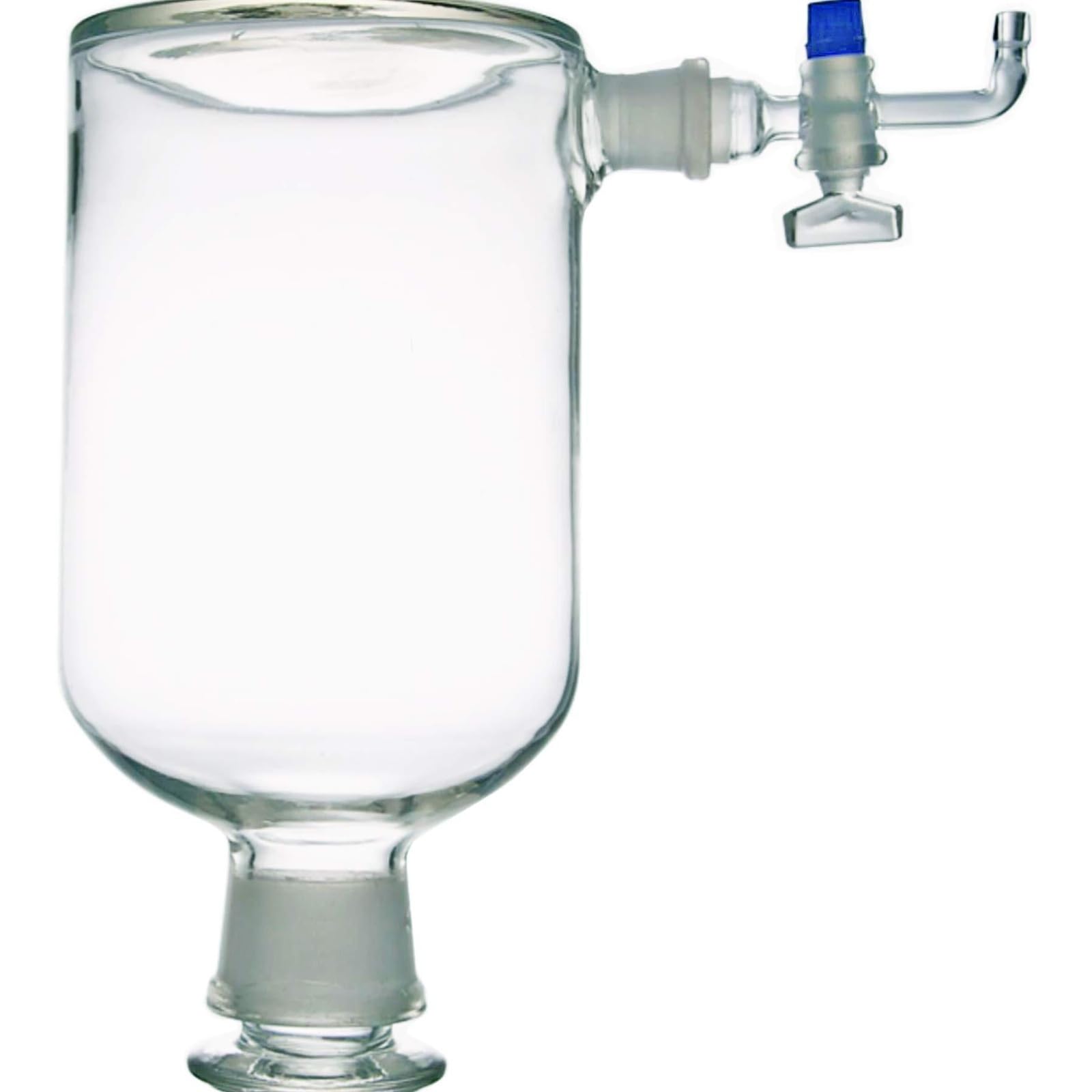 MAM-2500 Frasco aspirador de borosilicato de 2500 ml con llave de paso de vidrio y tapón esmerilado