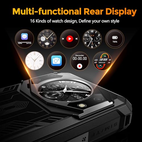Image of FOSSIBOT F101P Rugged Call Phone,Android 13 7GB+64GB /1TB Rugged Smartphone 10600mAh Unlocked Phone 123dB Loud Volume Phone 5.45 inch 24MP+8MP Camera Waterproof Smartphone 4G Dual SIM OTG Octa-core 18W