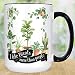 Funny I Like Plants More than People Coffee Mug | House Plant Lover Cup | Microwave and Dishwasher Safe Ceramic | Fiddle Leaf Fig Tree Gift