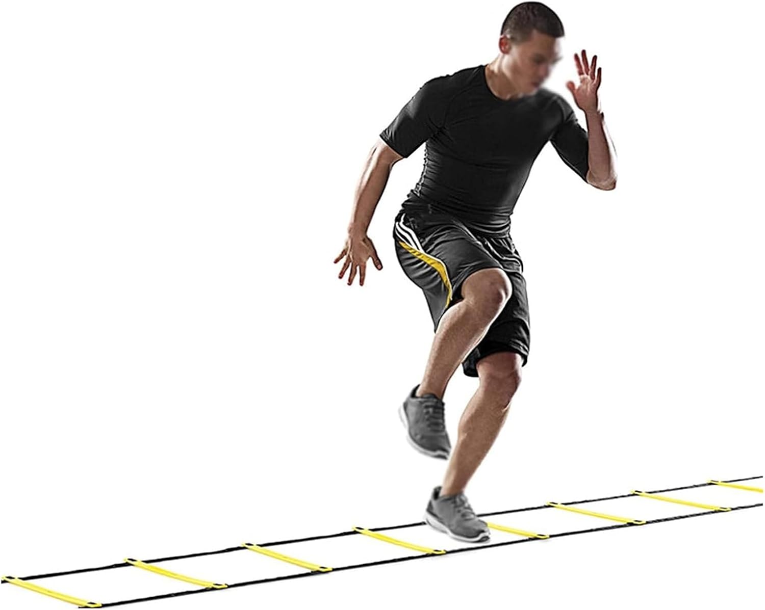 Agility Ladder Sports Fitness Training Set, for Sports Training/Athletic Footwork, with Bag