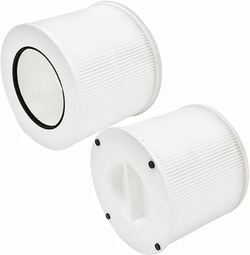 H13 Ture - Filtro HEPA compatible con purificador de aire True HEPA de mesa Clorox 11020 11021, modelo: reemplazo de filtros 12020, paquete de 2