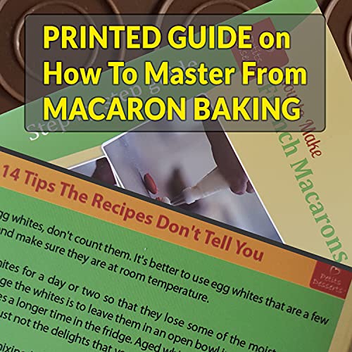 Macaron Baking Kit With Silicone Baking Mats And Printed Step By Step Guide | Macaroon Kit 8 Pcs | Tailored For Starters | Macaron Mats With Ridged Circles For Easy Piping | Macaroon Baking Supplies #TOP3
