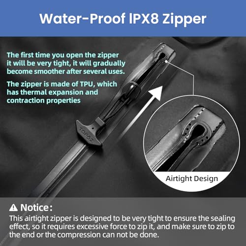 BAGAIL TPU Vacuum Bag for Travel, Reusable Compression Bag with IPX8 Waterproof Zipper, Save Space for Suitcase, Backpack and Carry on (Black, Large, No Pump)4