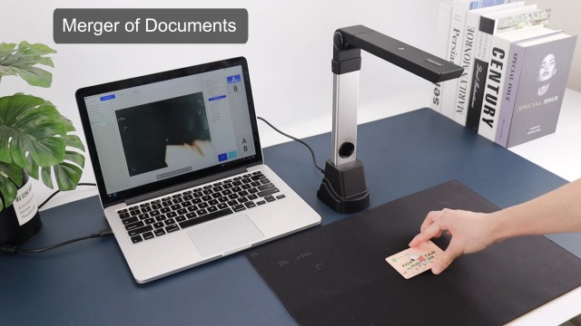 NETUM Caméra Documentaire 4K Et Webcam Avec Micro - Visualiseur USB Autofocus Pliable Pour Enseignement