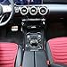 YIWANG Carbon Fiber Style ABS Car Center Console Protection Frame Trim for Mercedes Benz A Class W177 2019 Accessories