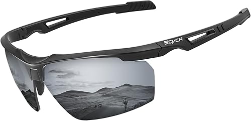 SCVCN Gafas de sol polarizadas de pesca para hombres y mujeres, gafas deportivas para ciclismo, conducción MTB béisbol, correr, bicicleta, 04,