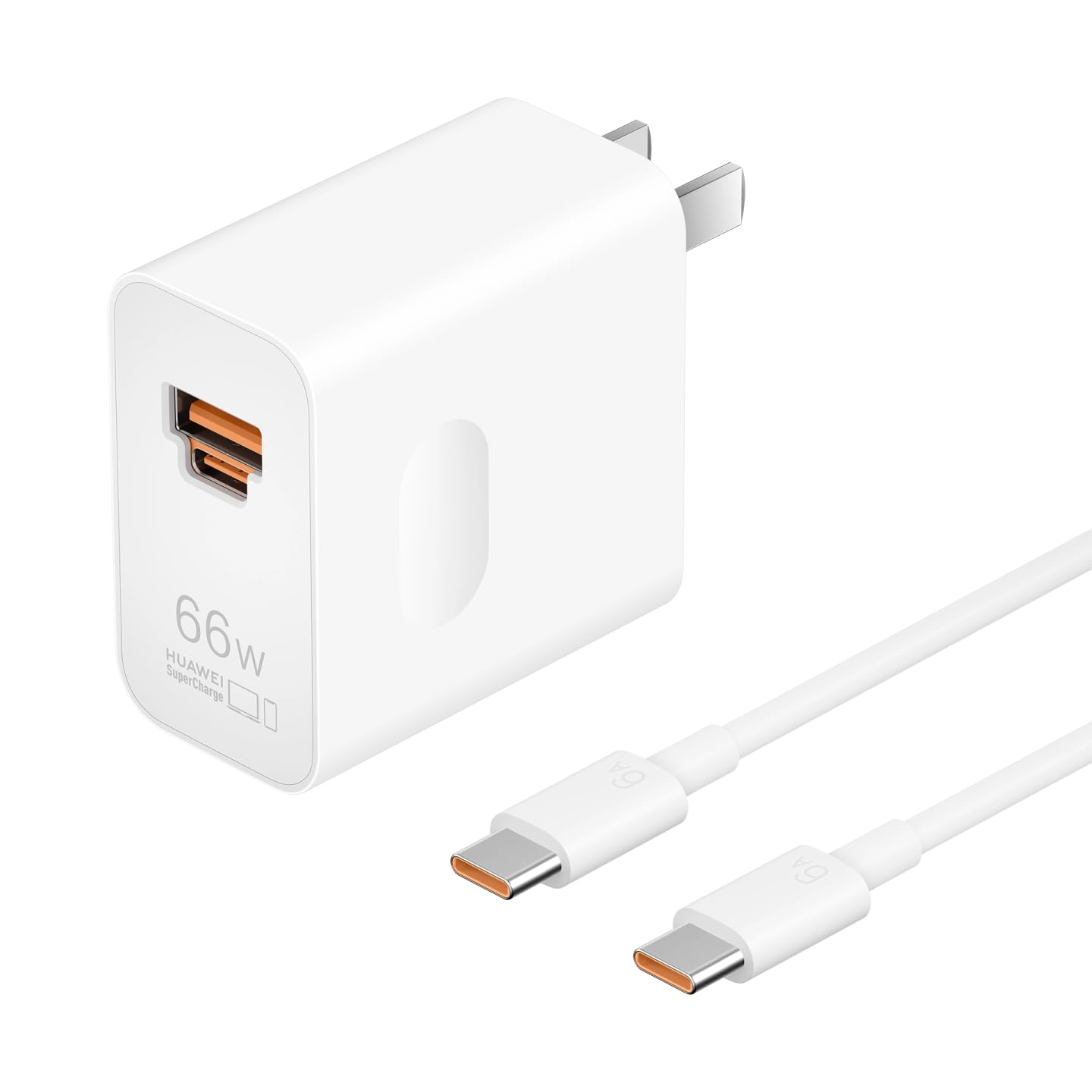 Amazon.com: HUAWEI Supercharge Wall Charger (Max 66 W) 6A USB Type