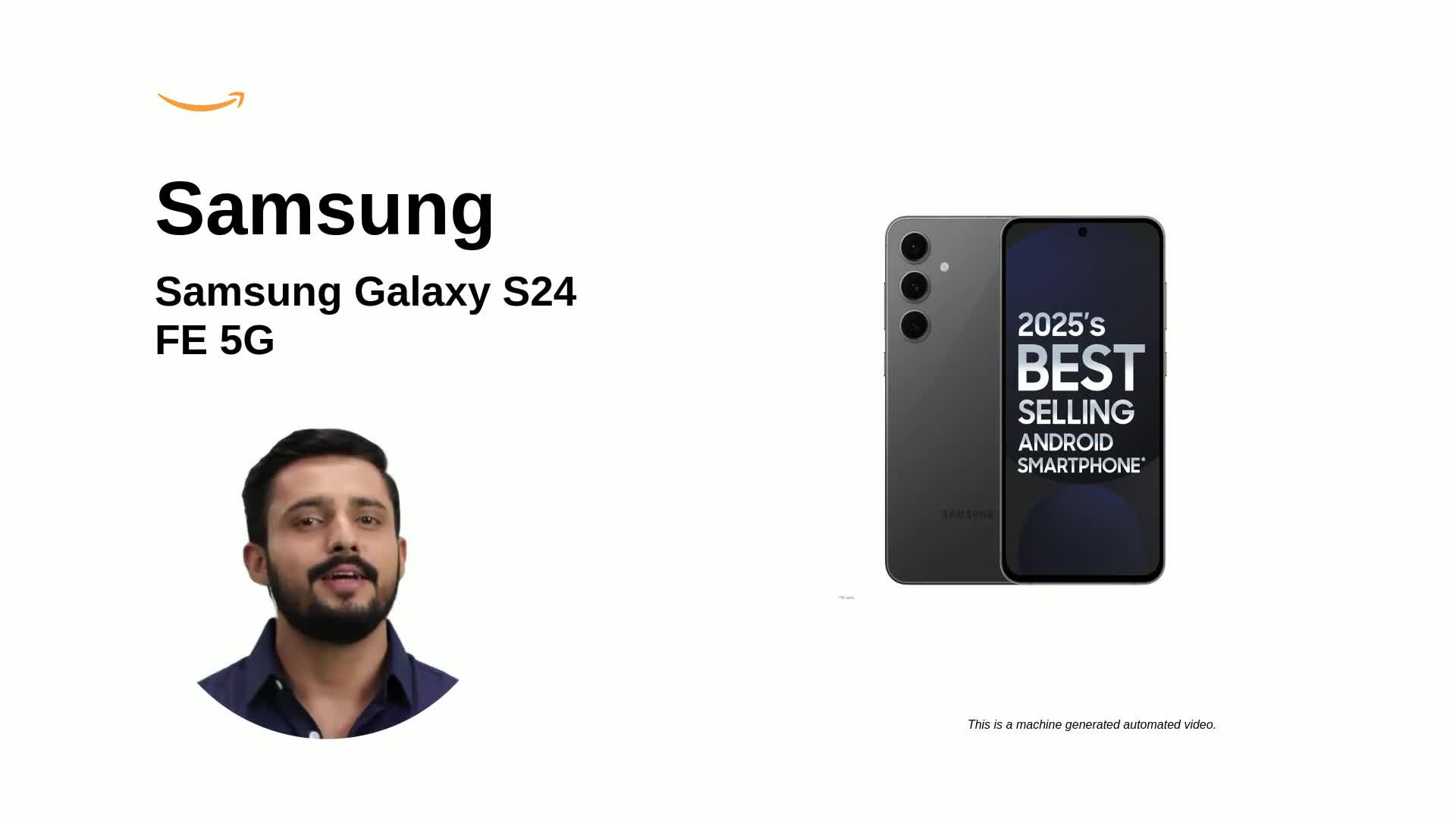 Samsung Galaxy S24 FE 5G AI Smartphone (Graphite, 8GB RAM, 128GB