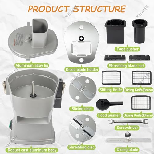 Máquina cortadora automática de papas y cebolla multifuncional miniatura 4