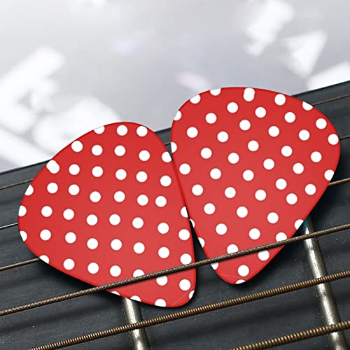 Ensemble de 12 médiators de guitare à pois pour guitare acoustique, guitare électrique, contrebasse, ukulélé - Les Beatles, Paul McCartney, John Lennon, RIngo Starr, George Harrison Ensemble de 12 médiators de guitare à pois pour guitare acoustique, guitare électrique, contrebasse, ukulélé – Image 8