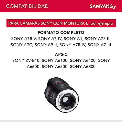 Objetivo Samyang AF 35mm F1.8 para Sony FE: enfoque automático Sony Alpha. - Fernando Cortés
