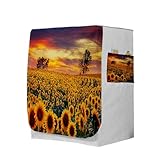 Occasions d'application : La housse pour lave-linge convient à la plupart des lave-linge/sèche-linge à montage frontal, aux toilettes, aux balcons, aux salles de bains, aux cuisines, aux terrasses et aux greniers. C'est un excellent choix pour protéger les machines à laver. Elle est d'une excellente qualité de fabrication et d'une qualité exquise. En la plaçant sur la machine à laver, elle sera élégante.