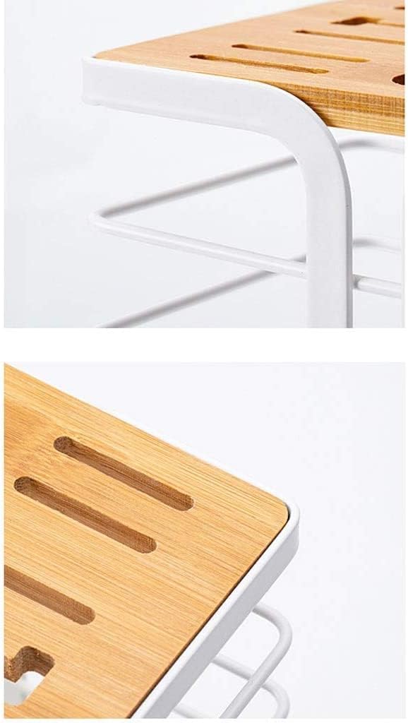 Knife Block Storage Stand Kitchen,Only Selling Cutter Holder,Creative Hollow Iron Eco-Friendly Bamboo Rack Bar 8-Hole Knives