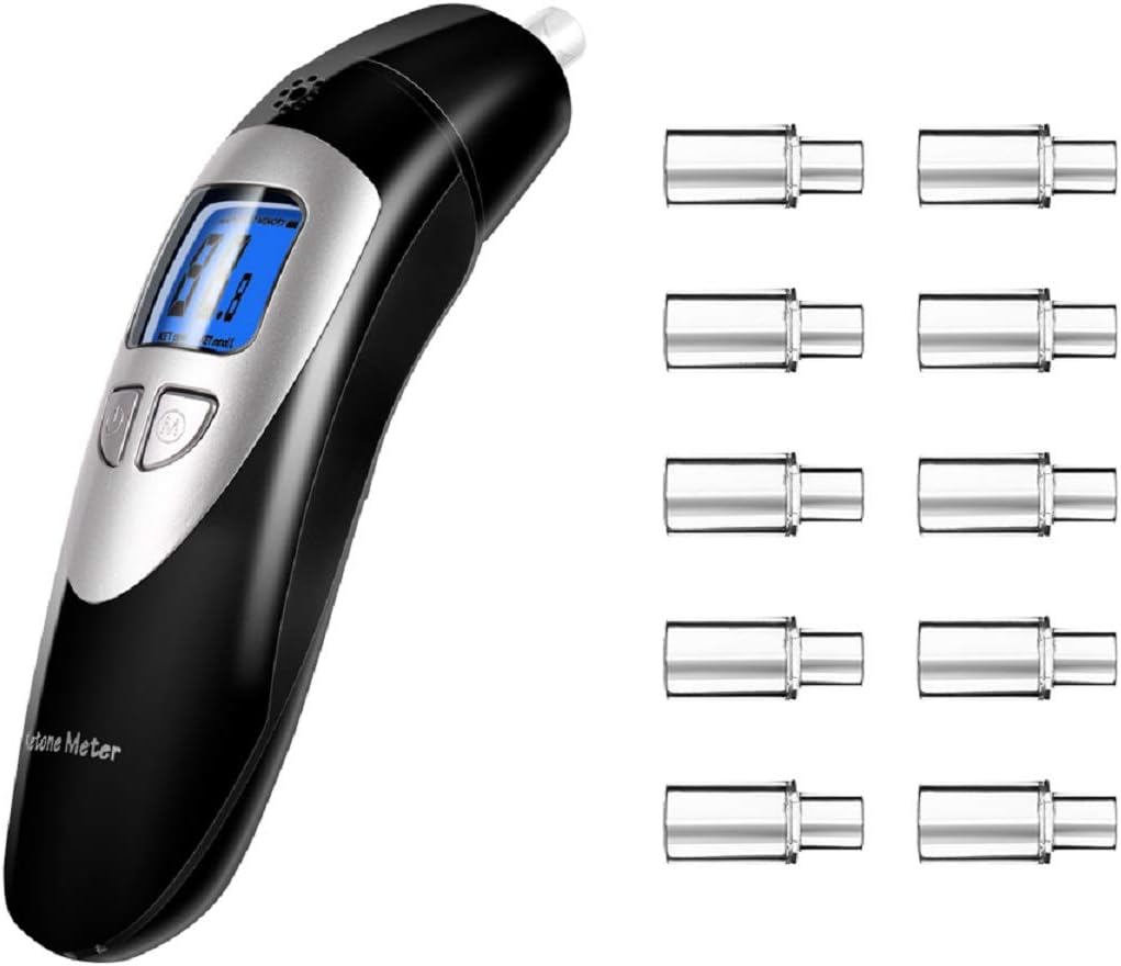 Ketone Breath Meter Mouthpieces Using for KT9100/KT5100/KT9000 Digital Ketone Breathalyzer (Pack of 30pc)