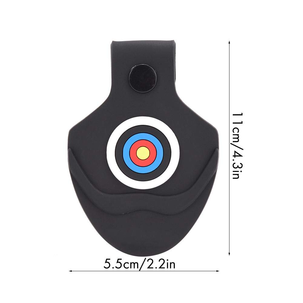 Tappetino per arto in Gomma di Dimensioni compatte, Accessorio di Protezione per tiro con L'Arco, Resistente 11x5,5x0,5 cm per tiro con L'Arco all'aperto