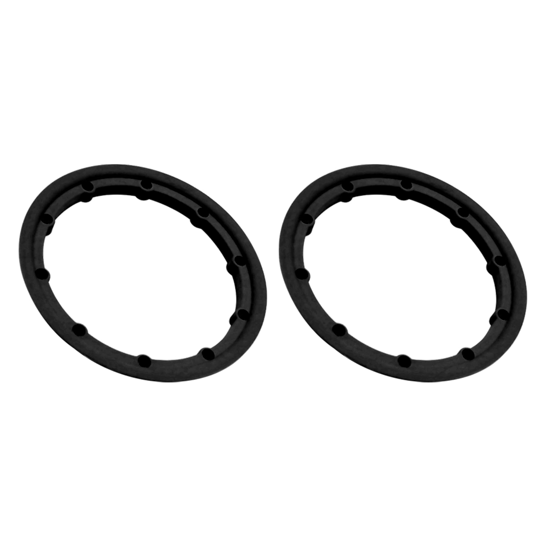 smTSRC Nylon Tire Outside Beadlock Ring Kit Black for Wheel Hub for 1/5 HPI Baja 5B 5T 5SC LOSI 5ive T RC CAR Truck Parts