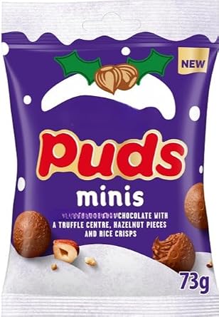 Dairy Milk Christmas Mini Puds 73g Pack Of 6 "Deliciousness that brings a smile" For All Occasions