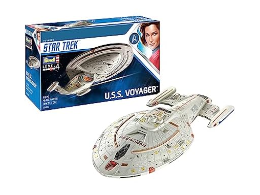 Revell GmbH 04992/4992 Revell 04992 4992 1:670 U.S.S. Voyager NCC-74656 Star Trek James Kirk, Kit de Modelo de plástico, Multicolor, 1/670 | Ya disponible en tu tienda friki favorita! En mundofriki.es!