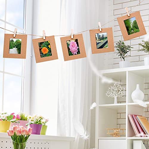 SUNMNS Wand Decor Hängendes Display Papier Fotorahmen Set Kompatibel mit Fujifilm Instax Mini 11 9 8 70 90 26… – Bild 7