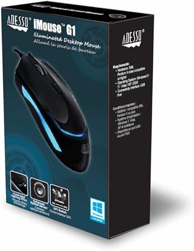 Miniatura 6 de Ratón, Led negro y azul