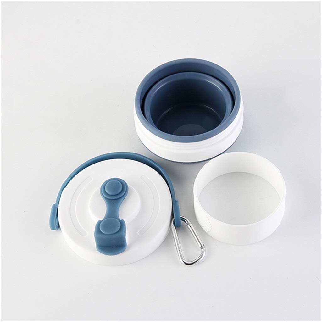 Faltbare Kaffeetasse, 450 Ml Outdoor-Sportarten Geschenk Tasse Kieselgel Einstellbar (5 Farben)