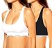 Calvin Klein Women's Carousel Bralette, Black/White, L