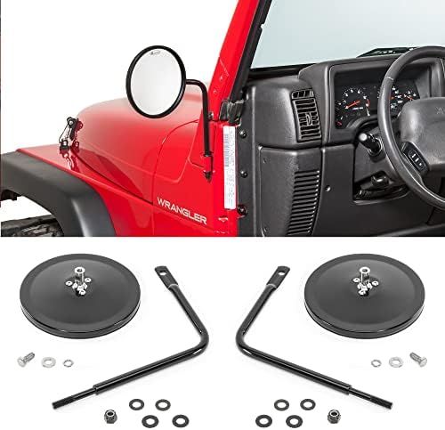 Other - Doors Off Mirrors For Jeep Wrangler Cj Yj Tj Jk Jl & Unlimited, Wider Rearview Mirrors Square Door Was Listed For 808.00 On 5 Oct At 02:42 By Szulou In China (ID:653976237 - Foto 12