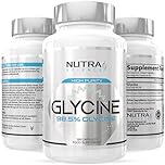 Nutra Science Glycine Supplement 98.5% Concentration | Highest Purity Glycine Capsules in the UK | 1,300mg Glycine Powder Amino Acid Supplements 2 Month Supply 120 Caps