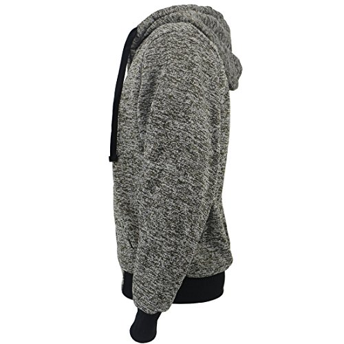 Image of Gary Com Heavyweight Sherpa Hoodies for Men, Thick Fleece Lined Full Zip Up Winter Warm Sweatshirts Work Jackets