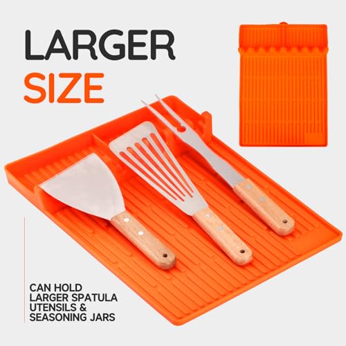 Griddle-Mat-Barbeque-Grilling-Accessories-Tools-for-Blackstone-Silicone-Mat-with-Drip-Pad-Side-Shelf-Mat-Grill-Pad-for-Outdoor-Grill-Kitchen