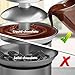 ZEVELOO Chocolate Fountain Machine Electric Chocolate Fondue Fountain Machine Stainless Steel 4-Pound Capacity for Chocolate Candy Butter Cheese (4-Tier)