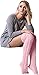 newbagggyy SOCK Women's Autumn Winter Fashion Knitting Wool Long Tube Luxury Knee High Socks Cable Stockings (US, Alpha, One Size, Regular, Regular, Pink)