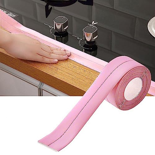 KIMISS Cinta Selladora Impermeable para Cocina y baño: Barrera Antimoho y Humedad para Esquinas de Estufas y Fregaderos, Tiras Selladoras de Costuras para Calafatear Huecos (#15)