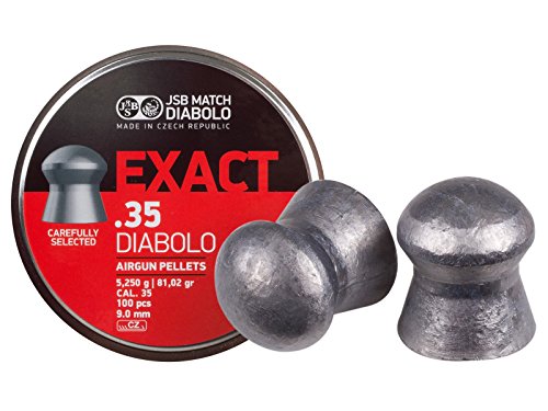 Jsb Predator International Diablo Exact .35 Caliber 77.62Gr Airgun Pellets, 100 Pcs #TOP4
