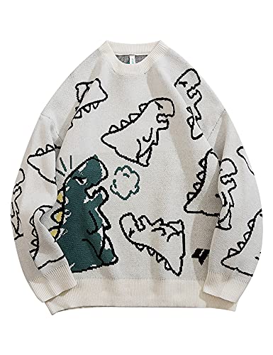 Arssm Dinosaur Sweater Women y2k Vintage Oversized...