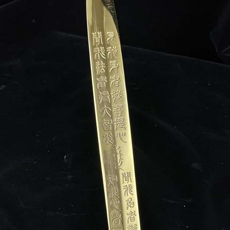 三鈷剣 全長38cm 真鍮製 密教法具 不動明王剣 宝剣 仏教美術 不動剣 三鈷剣 全長38cm 真鍮製 密教法具 不動明王剣 宝剣 仏教美術