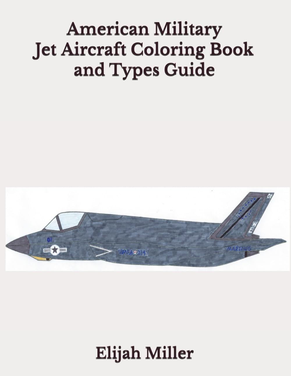 American Military Jet Aircraft Coloring Book and Types Guide