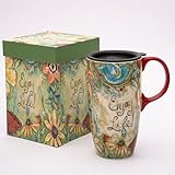 CEDAR HOME Coffee Ceramic Mug Porcelain Latte Tea...