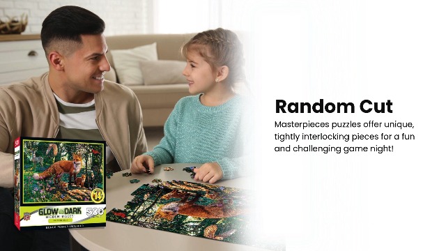 Amazon.com: MasterPieces - 500 Piece Jigsaw Puzzle, Glows in the