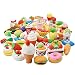 25PCS Pencil Erasers Assorted Food Cake Dessert Puzzle Toys Earsers For Kids（25 different Style randomly selected from as shown in the picture）-By LW Funny Toys