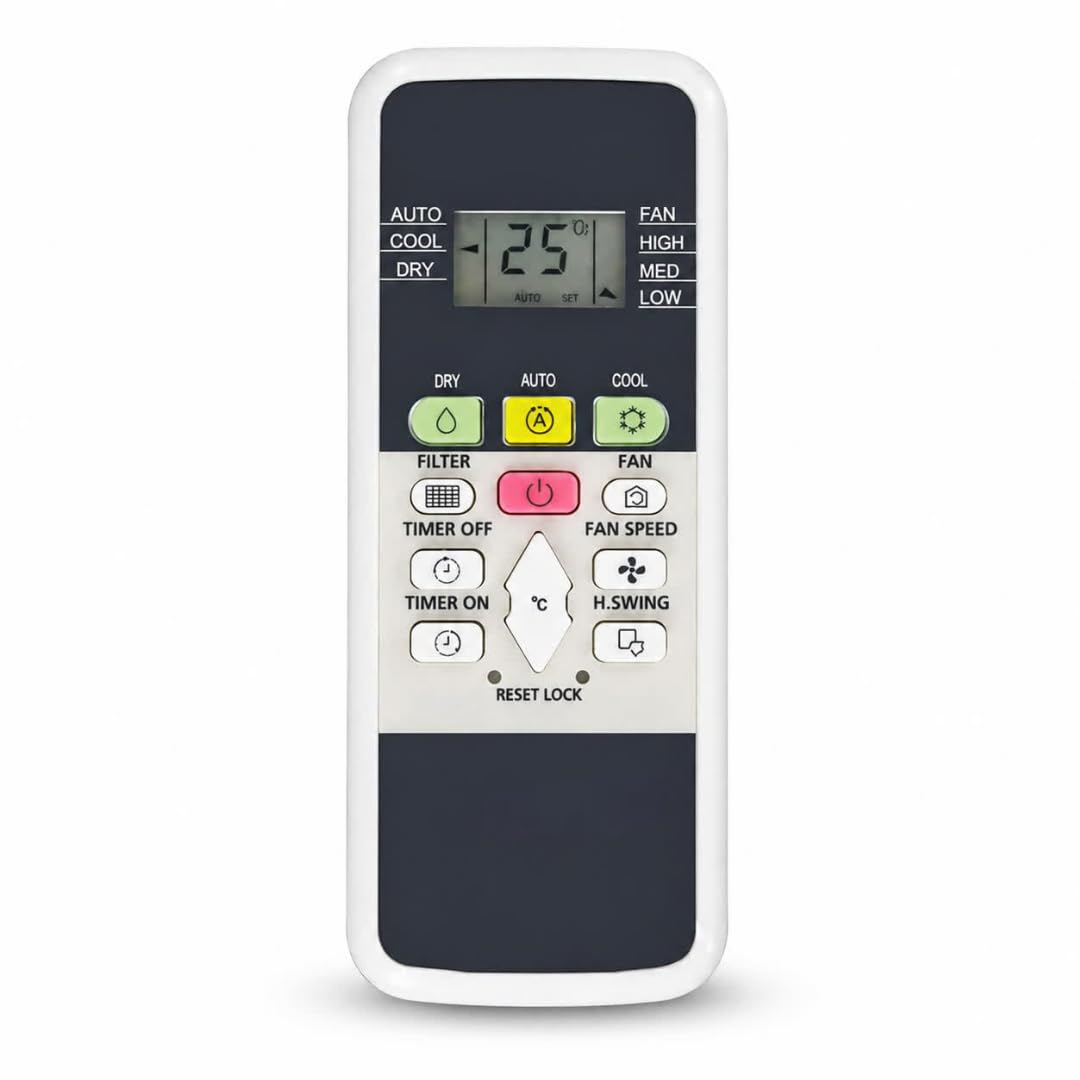 Remote Compatible for Hitachi Split AC and Window Air Conditioner The Model of Remote Control is 220A, Exact Match with Original Remote No Pairing Required use New AAA Alkaline Battery.-image-17