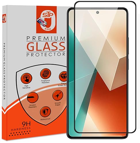 Image of Premium HD+ Tempered Glass Screen Protector Compatible For Redmi Note 13 5G / Note 13 Pro 5G (6.67 Inch, Pack of 1) | Edge to Edge Coverage With Easy to installation kit