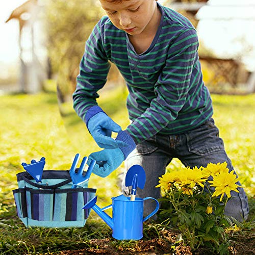 Set de herramientas de jardín para niños con bolsa miniatura 6