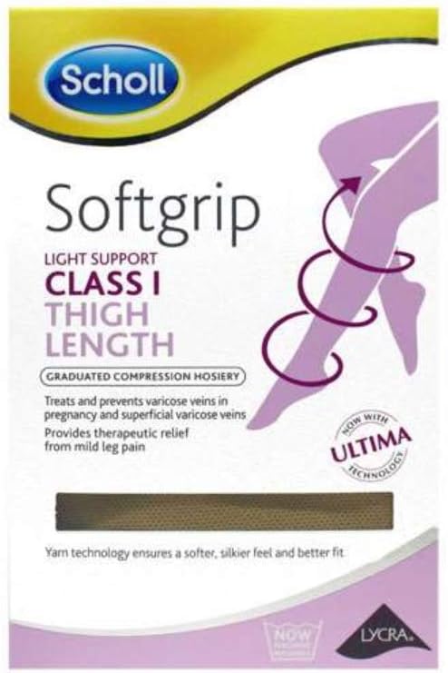 NATURAL THIGH CLOSED TOE CLASS 1 MD