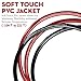 50FT 4 Gauge Wire (25ft Each- Black/Red) Copper Clad Aluminum CAA,with 4ga Lugs and Heat Shrink Tube, Car Amplifier Power & Ground Cable